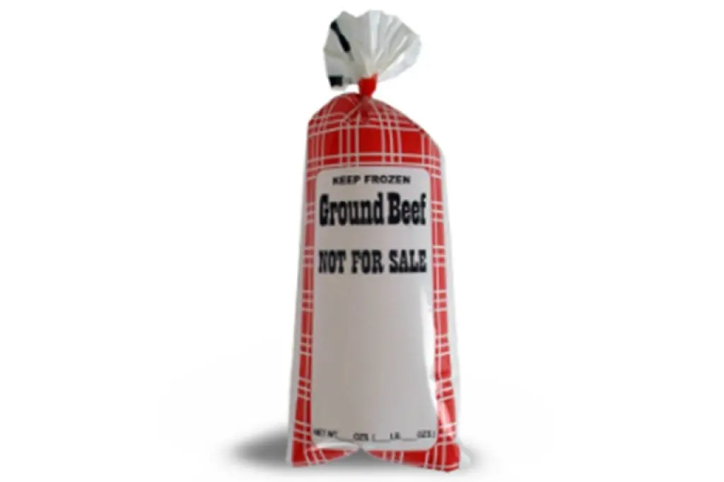 ground meat and game and sausage bags