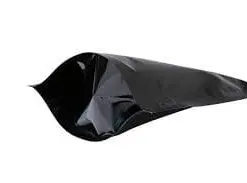Black stand up pouch bottom sealing bag