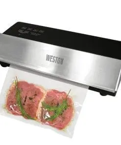 Weston professional advantage black and silver sealing meat