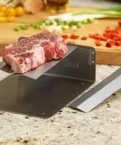 VacMaster Prep Plate with seasoned meat