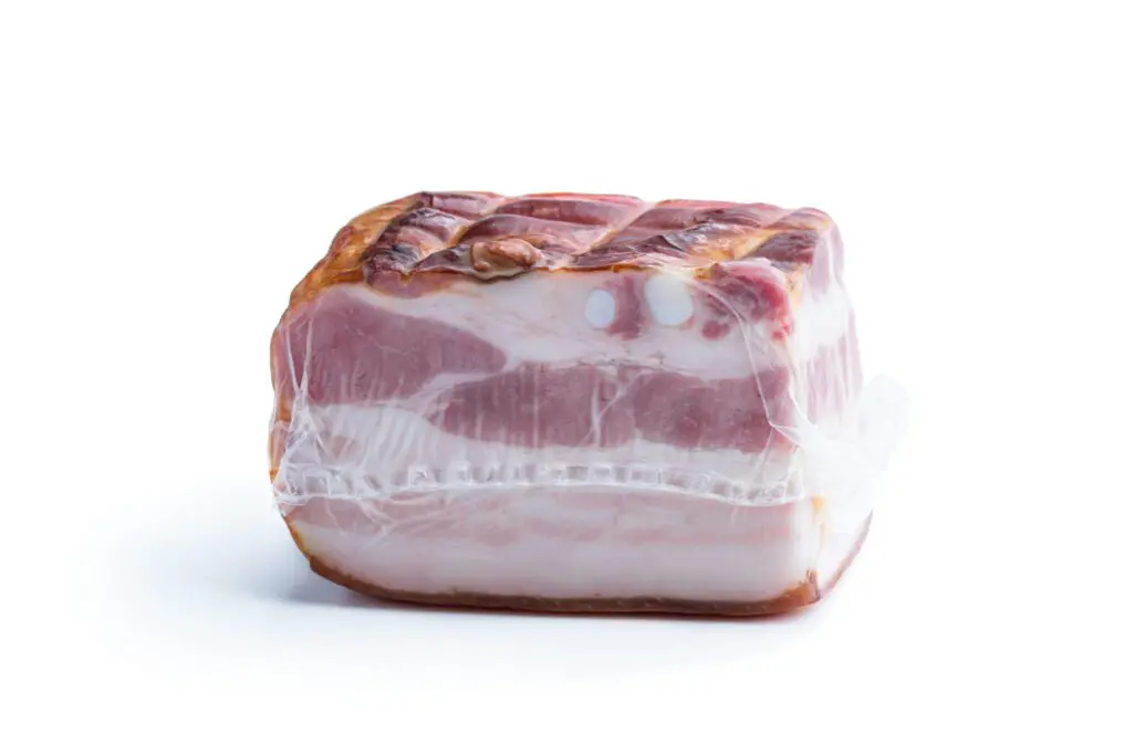 vacuum sealed meat