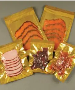 4 MIL Clear Front / Gold or Black Back Vacuum Pouches