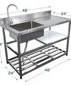 DIMENSIONS OF SINK TABLE VSSCSU
