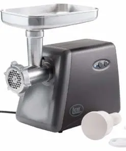 Gray meat grinder