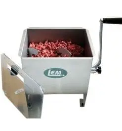 LEM MIGHTY BITE MEAT MIXER 20 LB OPEN 654