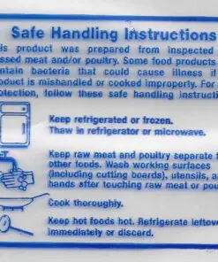 Safe Handling Instructions