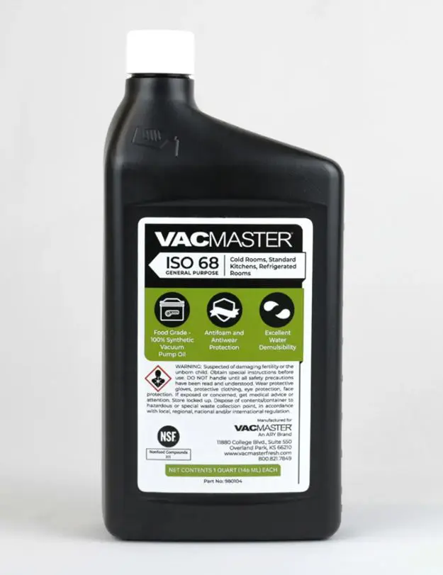 VacMaster oil ISO 68