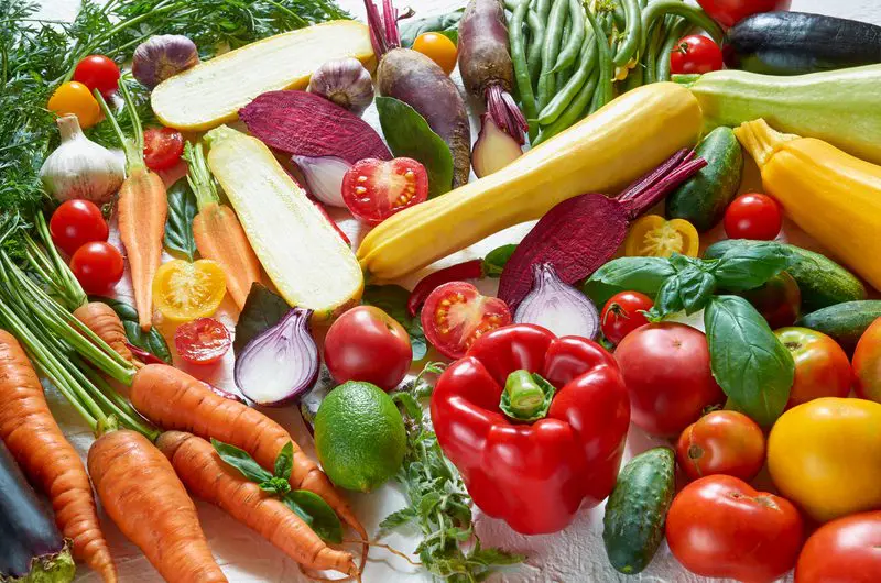 a bunch of vegetables