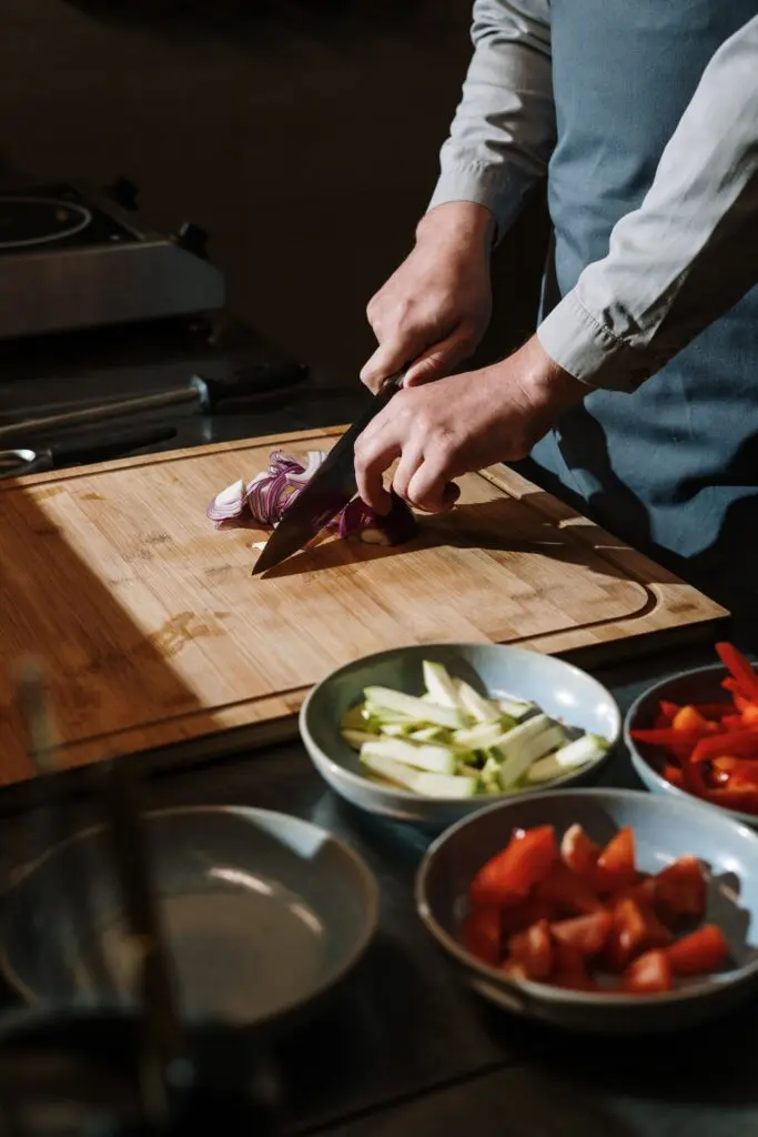 chef cooking food