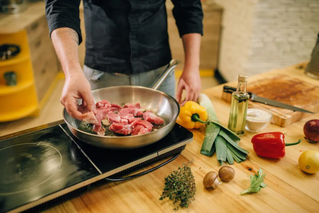 person cooking