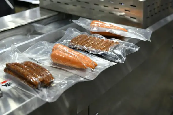 Several vacuum sealed bags