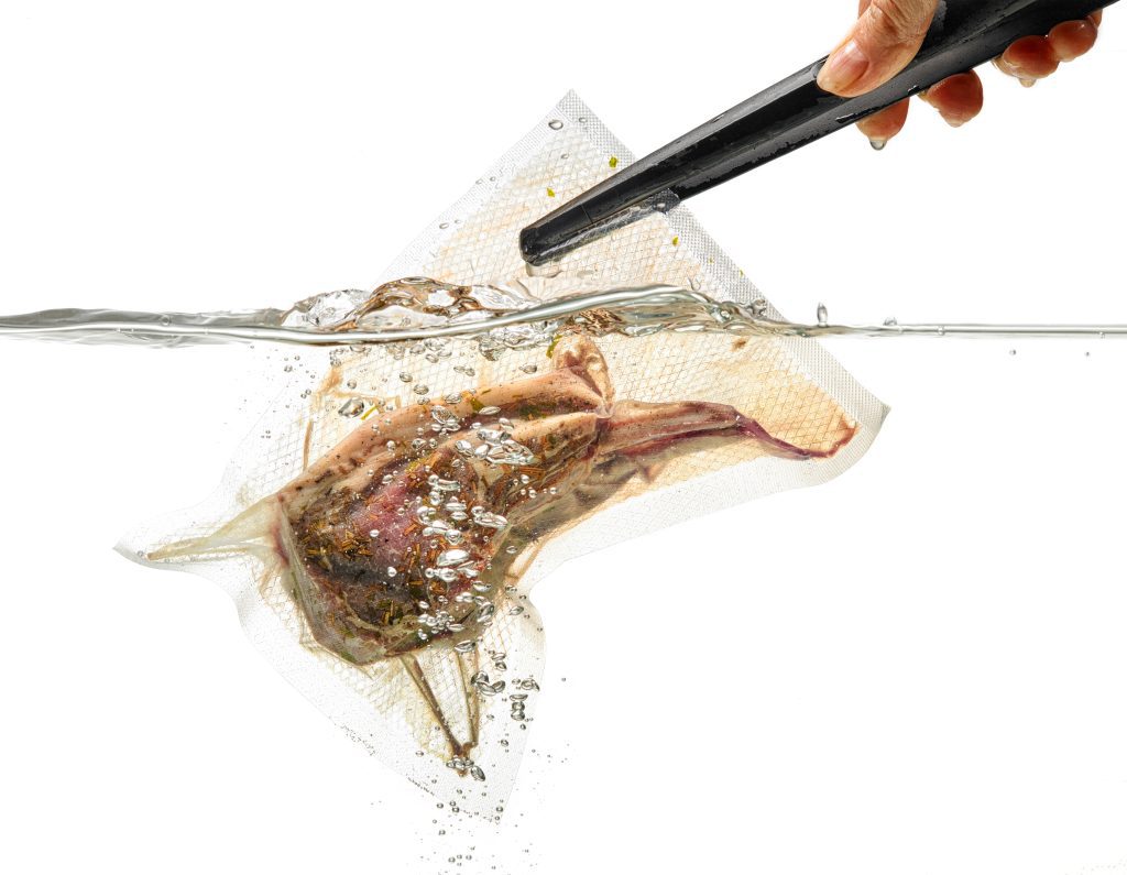 representation of sous vide cooking