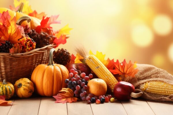 Autumn harvest of crops